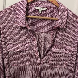 Liverpool Geometric Red and White Shirt